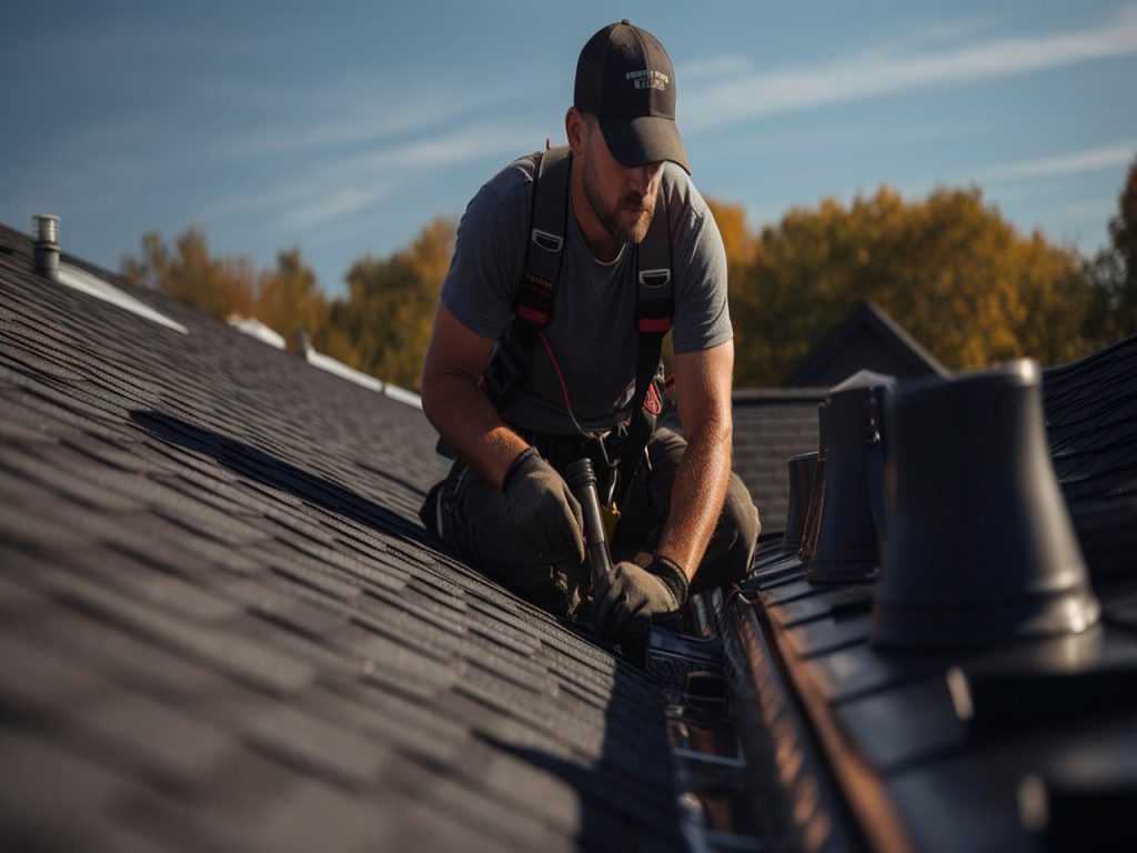 Roof inspection on a house that need repair