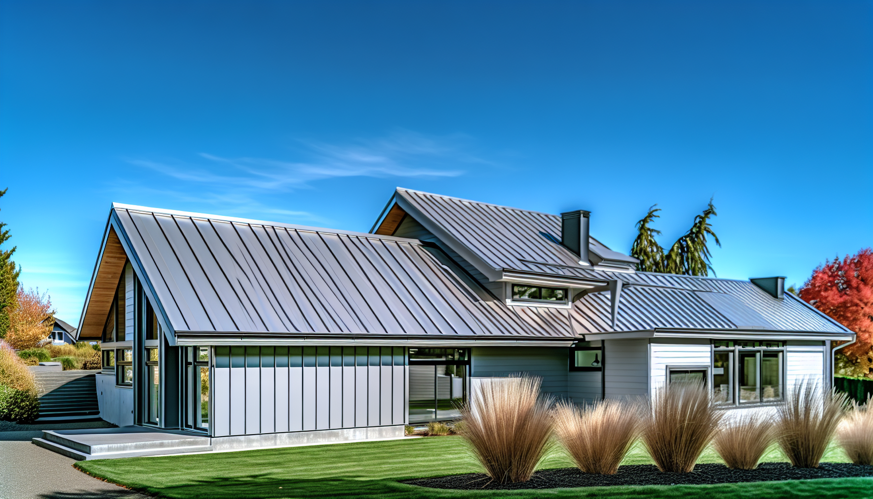Standing seam metal roof
