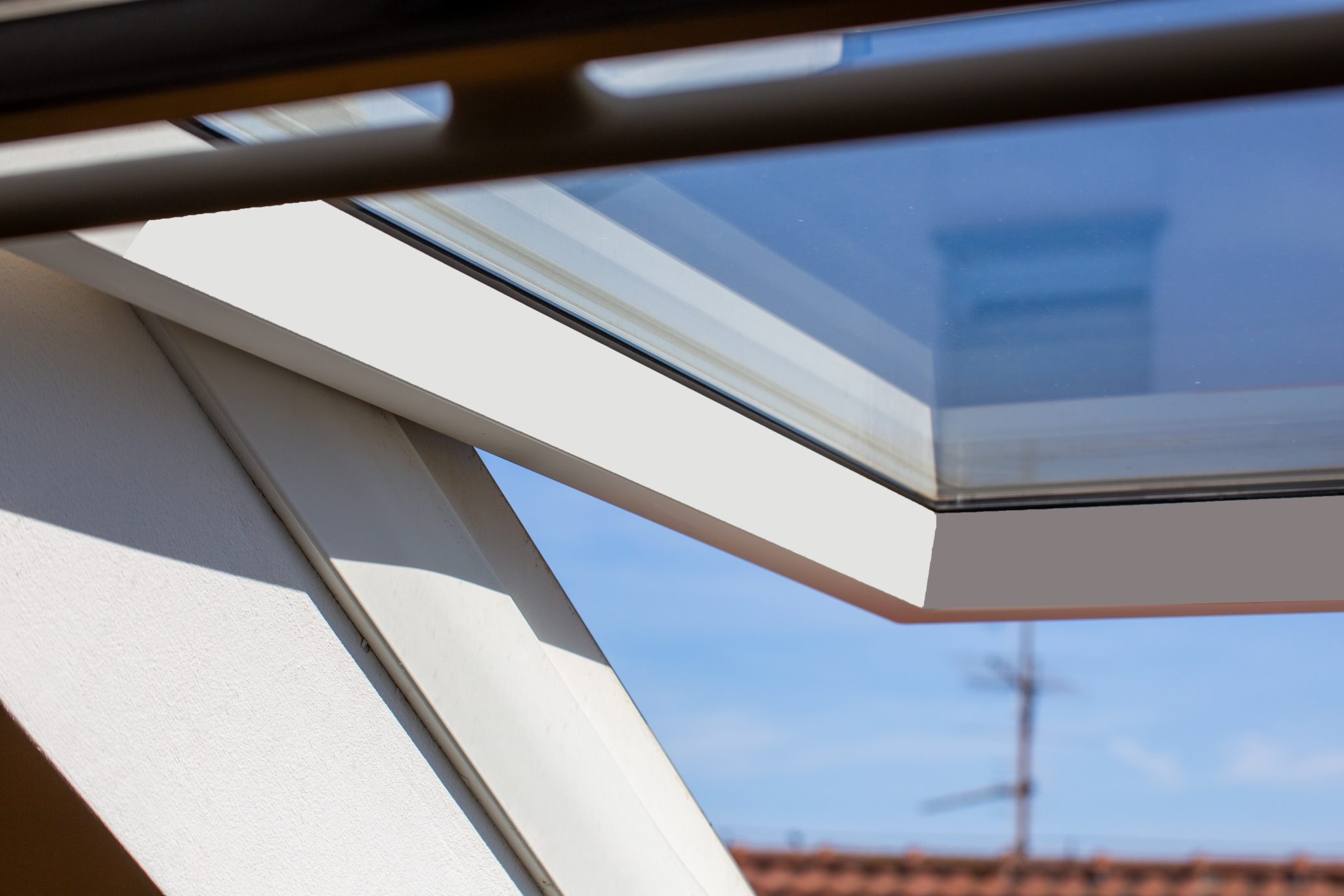 Opening Skylight letting in natural light