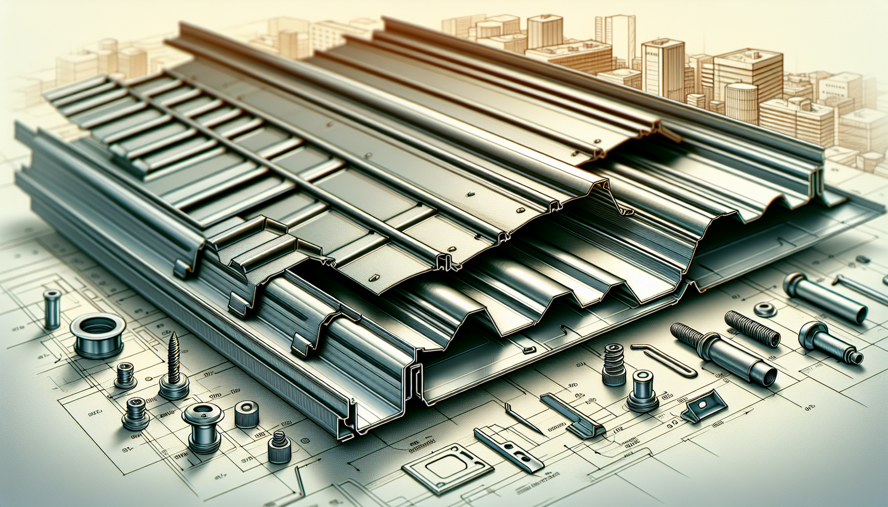 Exposed fastener metal roofing system