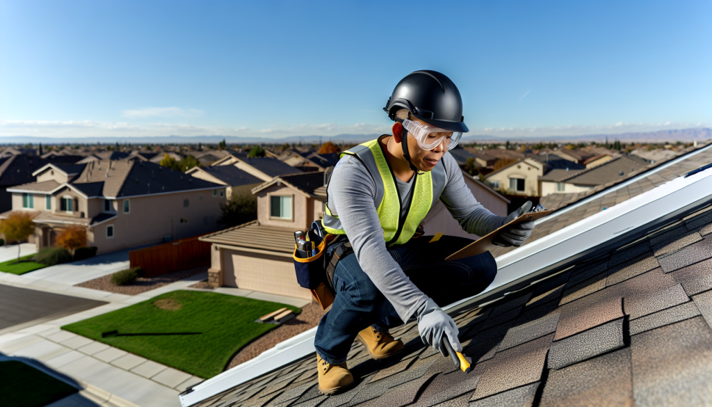 Roof inspection for leaks